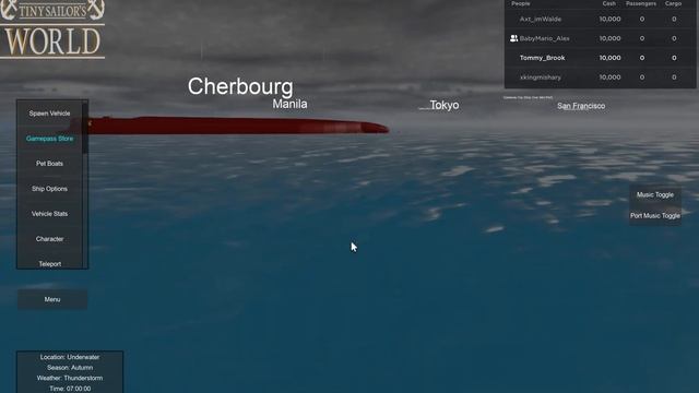 The Poseidon sink's| Tiny Sailors World | Roblox смотреть онлайн