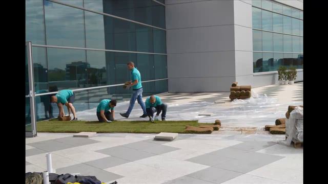 Как се прави озеленяване с тревен чим на тераса смотреть онлайн