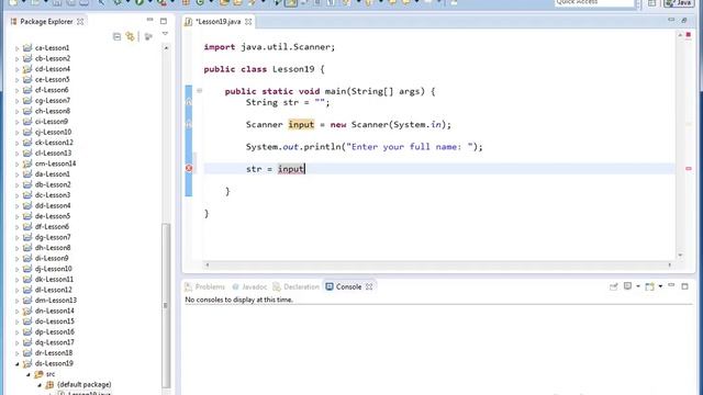 Java Tutorial - 19 - Reading a String from the Keyboard смотреть онлайн