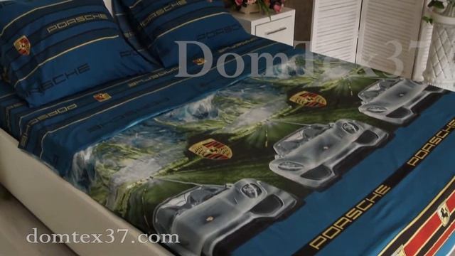 Постельное белье из поплина "АДРЕНАЛИН"/ видеообзор DomTex37 смотреть онлайн