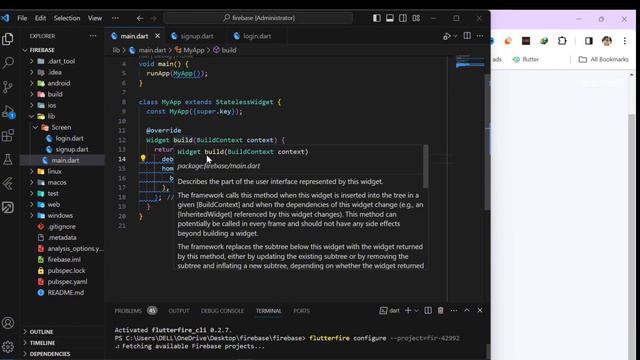Flutter Firebase Authentication Email and Password [Part 1] full Tutorial with etech смотреть онлайн