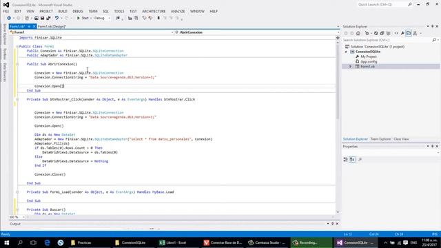 Parametros en busqueda SQLite en Visual Basic .NET смотреть онлайн