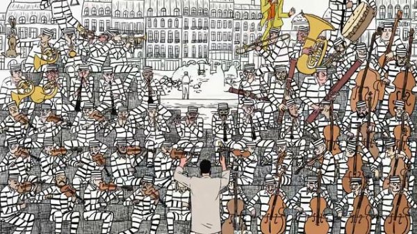 Wes Anderson's "Aline" music video, performed by Jarvis Cocker