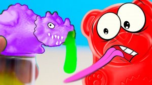 Сопливый дракон и 12 антистрессов из Китая и желейный меддведь Валера  | Посылка от дядюшки По