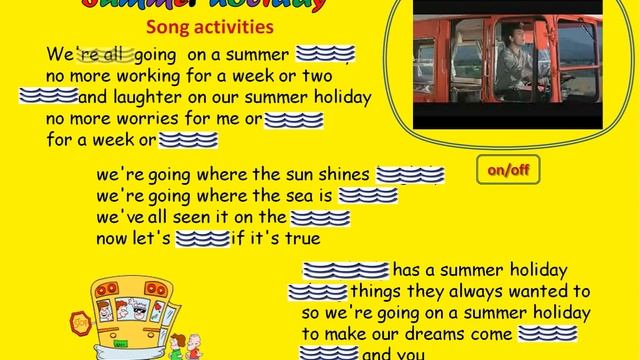 English with songs: Summer holiday смотреть онлайн