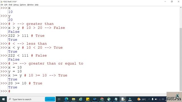 #17 Relational Operators | What Is Relational Operators In Python | Python Tutorial For beginners смотреть онлайн