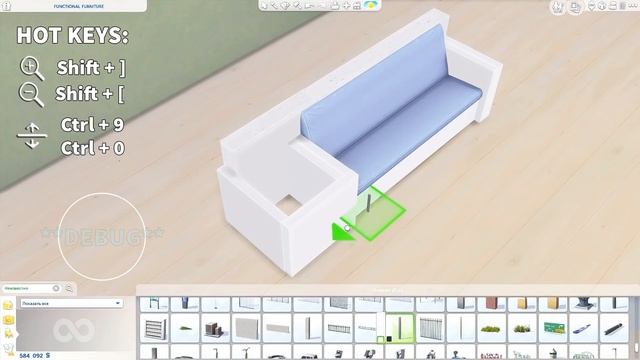 ?Modern Functional Furniture | Base Game Tutorial | No CC or Mods | The Sims 4 смотреть онлайн