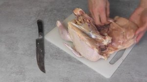 Разделка курицы для рулета! Как легко отделить филе от костей