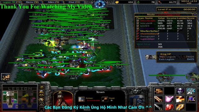 Warcraft III : Legion TD Mega 4.53 OZ3 x 20 (Fix Gold) #148 смотреть онлайн