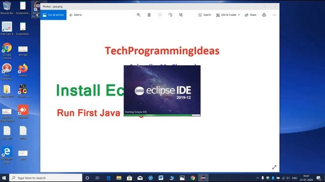 java eclipse 1 install and hello world program смотреть онлайн