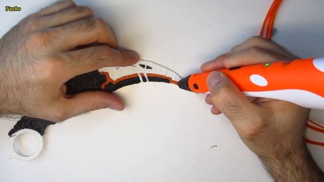 3Д РУЧКА/Как сделать KARAMBIT ASIIMOV CS:GO/CS:GO керамбит ASIIMOV/3D PEN/DIY/3д рисунок смотреть онлайн