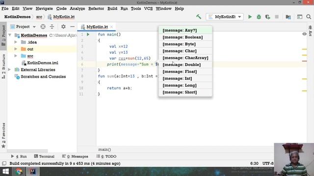Kotlin Named parameter смотреть онлайн