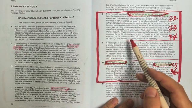 캠브리지 IELTS 13 Test 3 - Reading Passage 3(Whatever happened to the Harappan...) смотреть онлайн