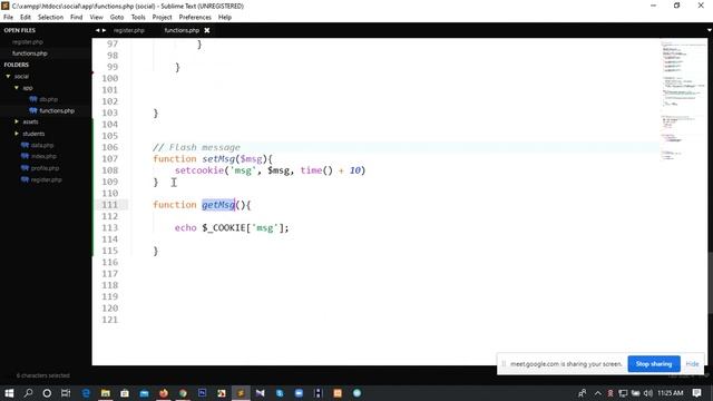 User Registration with Profile Login System part 08 ( flash msg ) смотреть онлайн