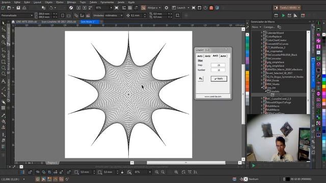 Line Art Macro Free CorelDRAW 2018 e Bônus Guilhoche Texturas Cdr e Svg смотреть онлайн