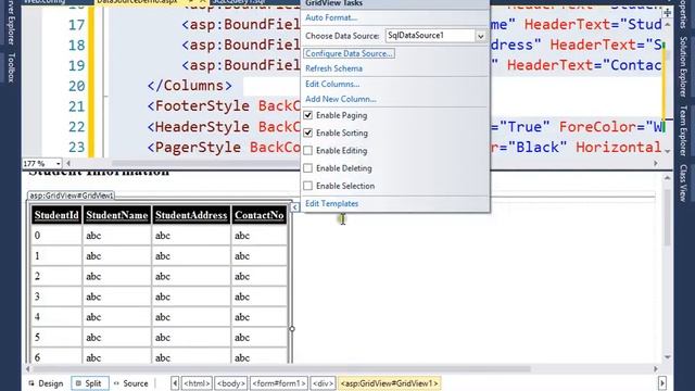 ASP.NET: Data Source and Entity Framework смотреть онлайн