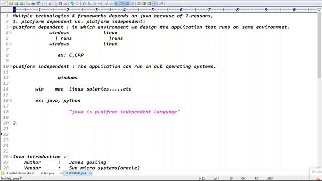 CORE JAVA tutorials || Demo - 1 || by Mr. Ram On 09-04-2021 @4PM IST смотреть онлайн