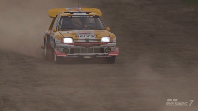 Gran Turismo 7 | Peugeot 205 Turbo 16 Evolution 2 '86 | Sardegna Mulini A Vento смотреть онлайн