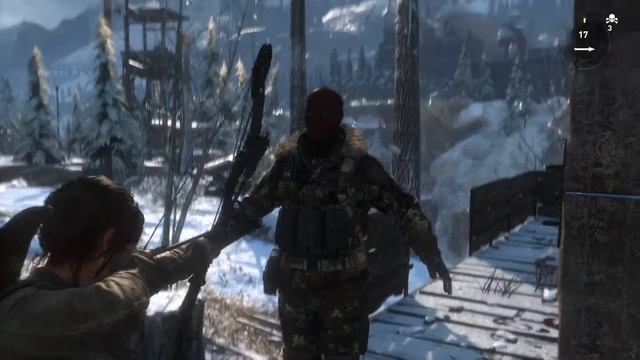 Rise of the Tomb Raider Creepy T pose смотреть онлайн