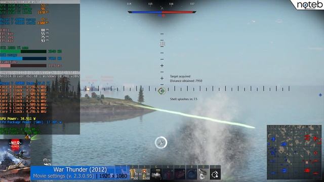 War Thunder - Lenovo Legion 5 AMD (2020) benchmark gameplay | GTX 1650 Ti + Ryzen 7 4800H | смотреть онлайн