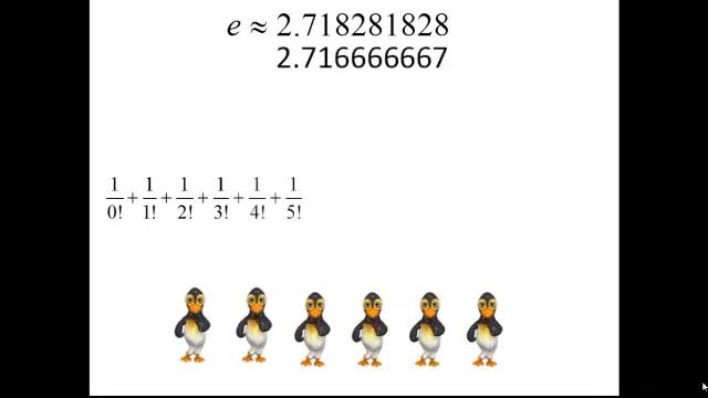 The sum of the factorial reciprocals is e смотреть онлайн