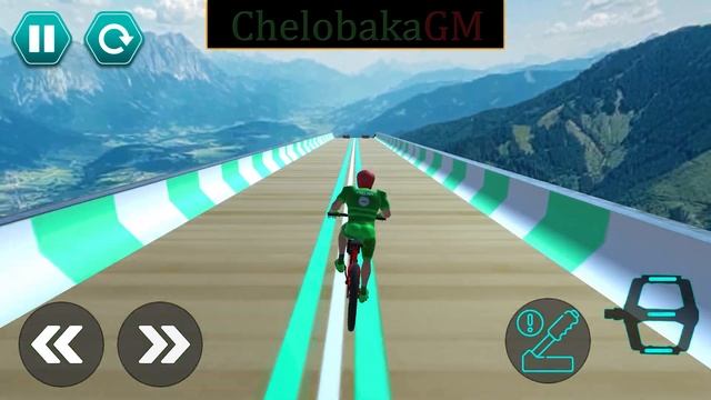 Cycle Stunt Racing Impossible Tracks Simulator - Bike Stunt BMX Games - Gameplay Android смотреть онлайн