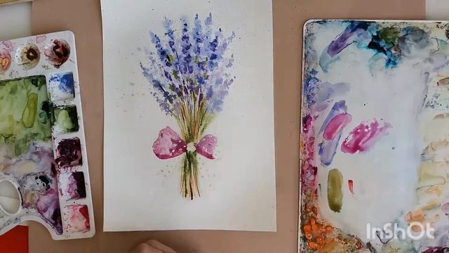 Букетик лаванды ( ускоренное видео) смотреть онлайн