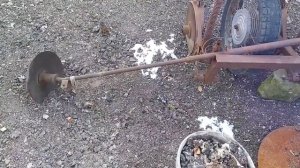 Самодельная сеялка для минитрактора .