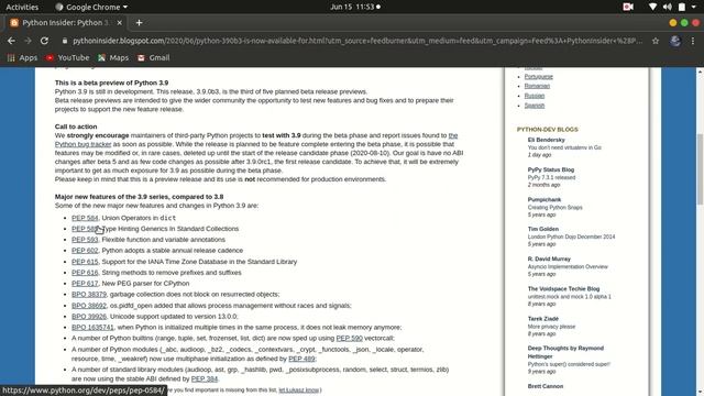 Python 3.9 beta Just Released on 14 June смотреть онлайн
