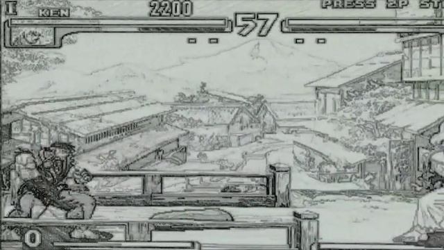 Gaming #01. Street Fighter 3 New Generation | ストリートファイターIII | KEN vs RYU in amazing cartoon picture смотреть онлайн