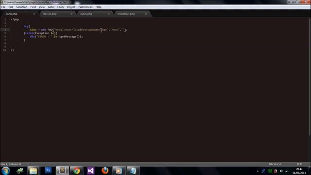 Chat Application (PHP/AJAX) part3 Login & Sign Up смотреть онлайн