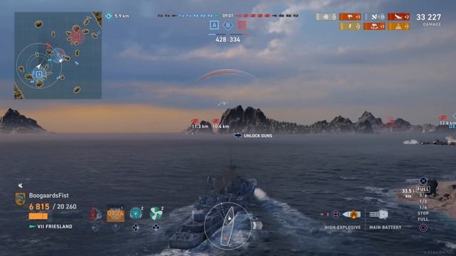 Friesland Unmitigated Aggression | World of Warships Legends смотреть онлайн