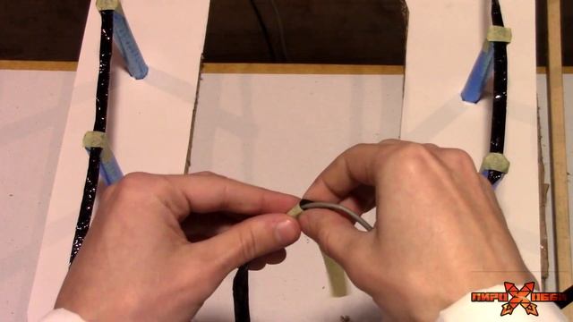 Контурные свечи. Коммутация пироскотчем и полимерным шнуром. (Обзор) смотреть онлайн