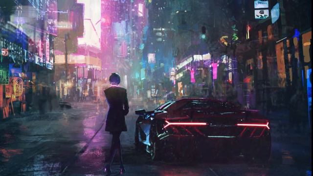 Darkride - 80's Synthwave / Cyberpunk / Soundtrack // Free Music смотреть онлайн