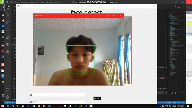 nhận diện gương mặt sử dụng python opencv смотреть онлайн