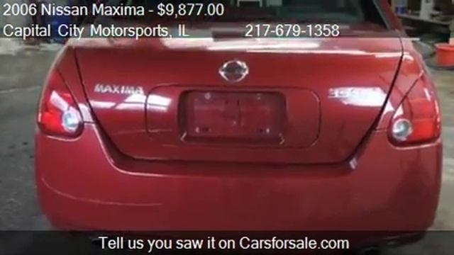 2006 Nissan Maxima SE - for sale in Springfield, IL 62703 смотреть онлайн