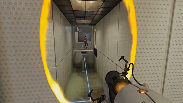 Test Chamber 15, Portal with RTX, Walkthrough, Gameplay, No Commentary, GeForce RTX 3080, DLSS 3, 4 смотреть онлайн