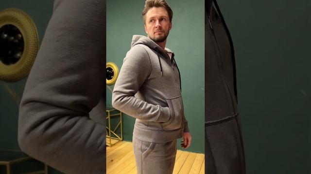 Толстовка мужская серая на флисе /мужская толстовка большого размера. Брюки мужские утепленные серые смотреть онлайн