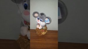 Механическая Поющая и танцующая игрушка «Мышка» с саксофоном, символ года 2020.