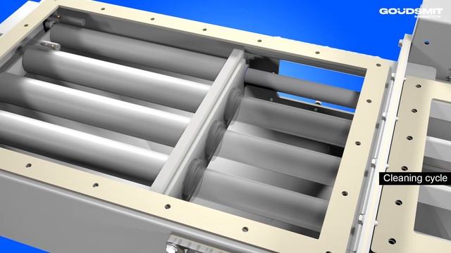 Automatic cleaning magnet removes small metal particles (≥30 µm) from powders and granulates смотреть онлайн