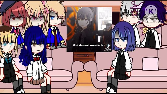 Oshi no ko react to ai past as asahina mafuyu (english/español) смотреть онлайн