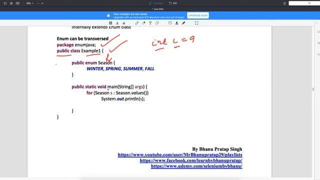Enum In Java Video 42 смотреть онлайн