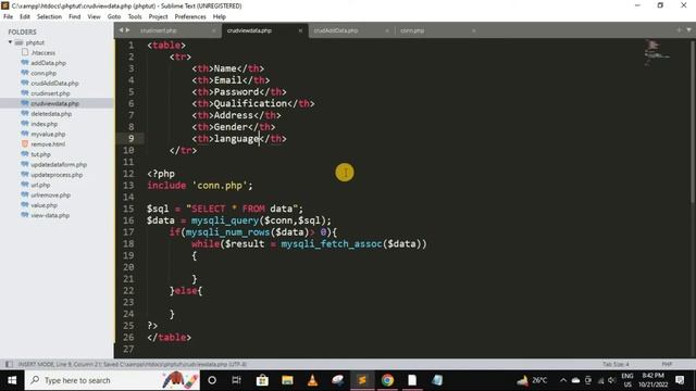 CRUD operation in php mysql || php tutorial for beginners - 49 #php #phpcrud смотреть онлайн