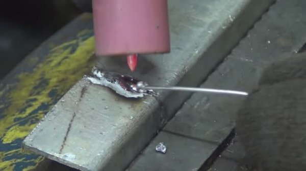 Импульсная TIG сварка, тест сварки алюминия импульсами.