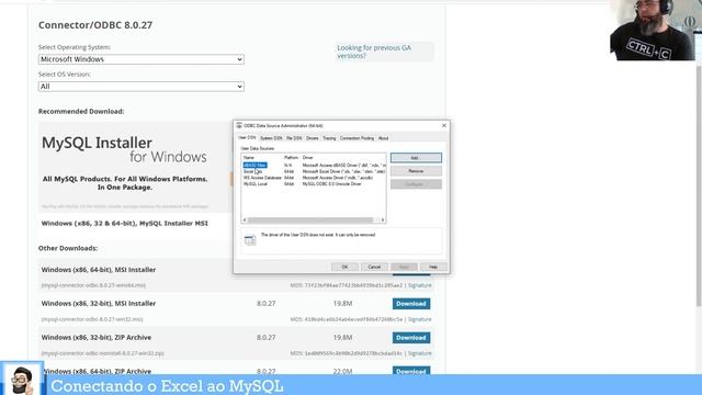 Excel com MySQL смотреть онлайн
