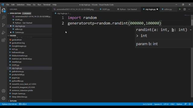 OTP Generator project in python ( 11 lines ) [ Beginner project ] смотреть онлайн