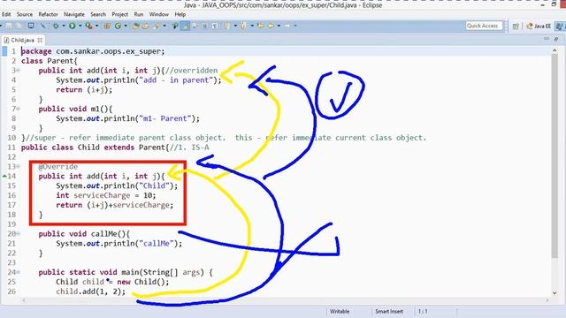 super keyword in java | uses of super keyword in java | super vs this keyword in java | with exampl смотреть онлайн