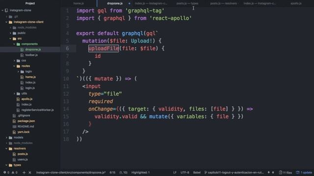 Cómo subir imagenes con GraphQL, NodeJS, express y react/apollo #12 смотреть онлайн
