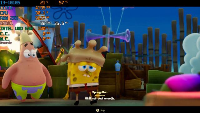 SpongeBob SquarePants: The Cosmic Shake Intel UHD 630 (Low End PC Config) смотреть онлайн