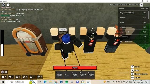 Code for the cafe in waterfall in Rogue demon. смотреть онлайн